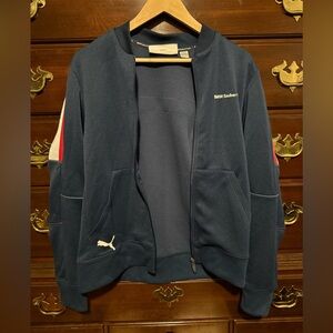 Puma BMW Sauber F1 Team Size S Blue/White/Red Mock Neck Full Zip Jacket Ex Cond